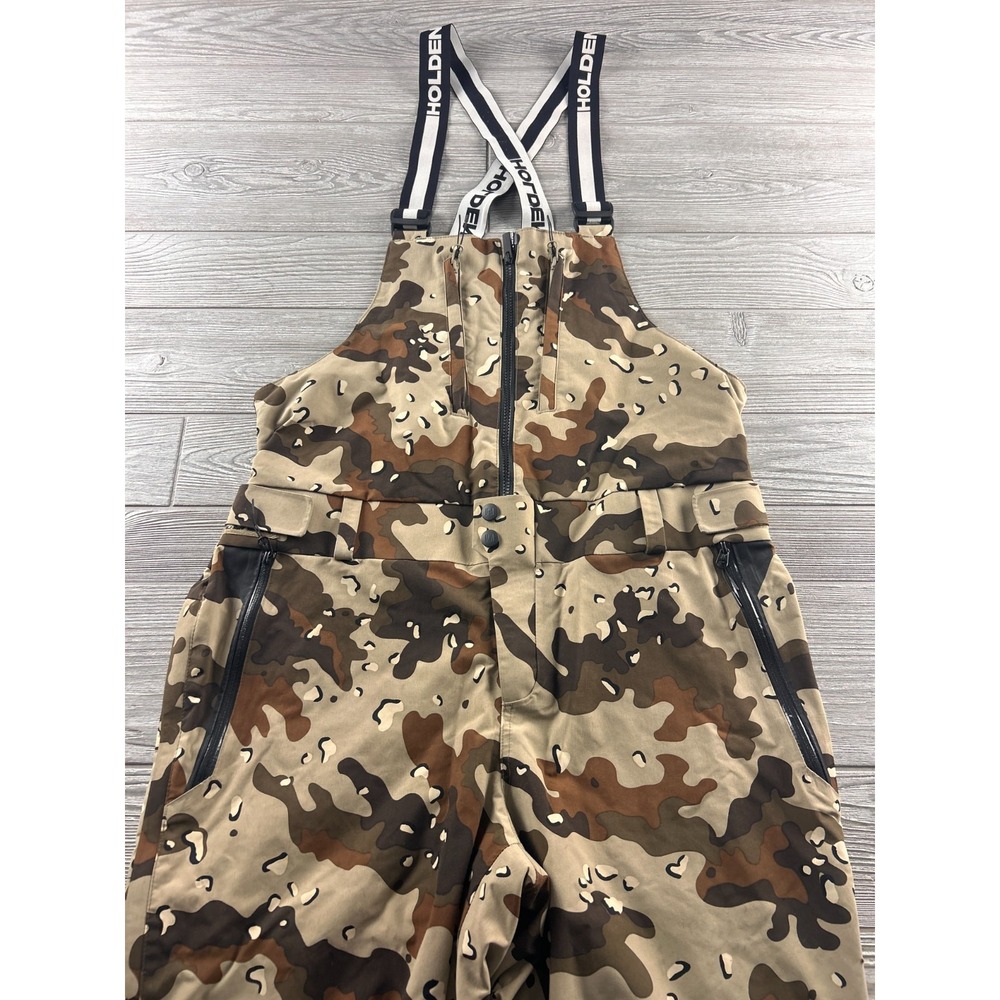 HOLDEN MENS 2 LAYERS POWDER BIB SALOPETTES CAMO Men's Size XL Adjustable